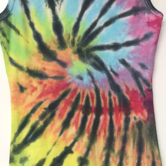 Tie dye | Tank Top with Hot Pink leggings š¹ š - Picture 3 of 8